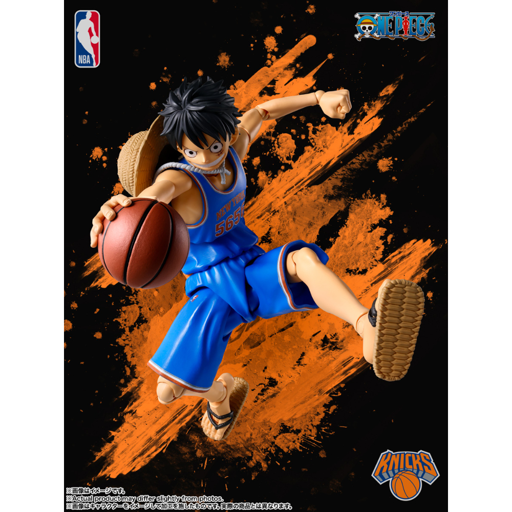 PREORDER SHF One Piece x NBA Monkey D Luffy