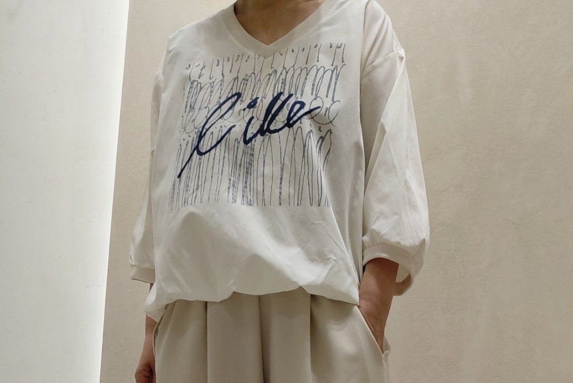 韓國V領英文字衫 M514 03no13230