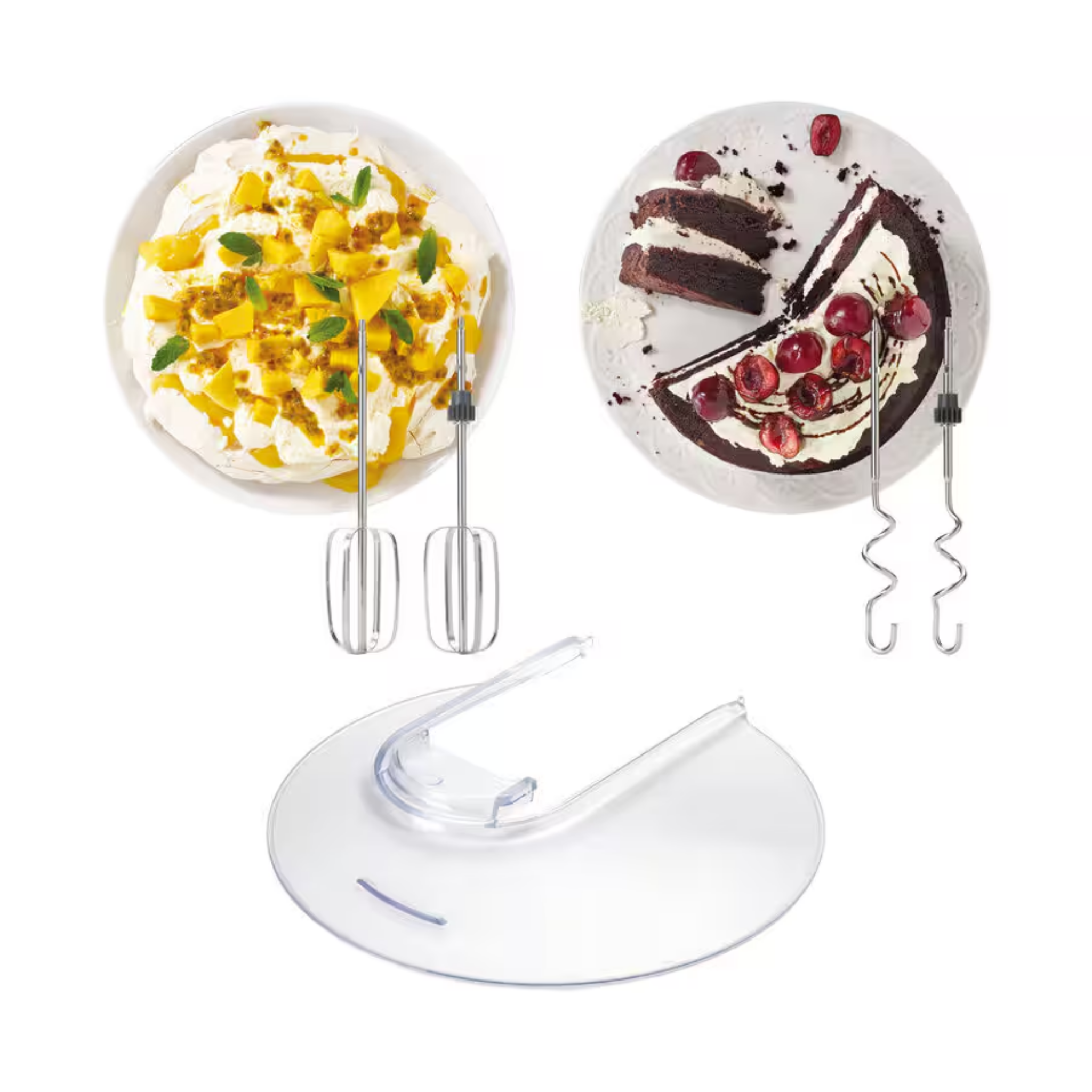 Kenwood 3.5L 650W Chefette Hand Mixer with Bowl Silver (HMP54.000SI)