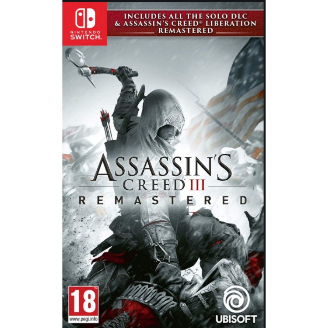 (🔥FLASH SALE🔥) Assassin's Creed 3 Remastered (Nintendo Switch) Digital Download