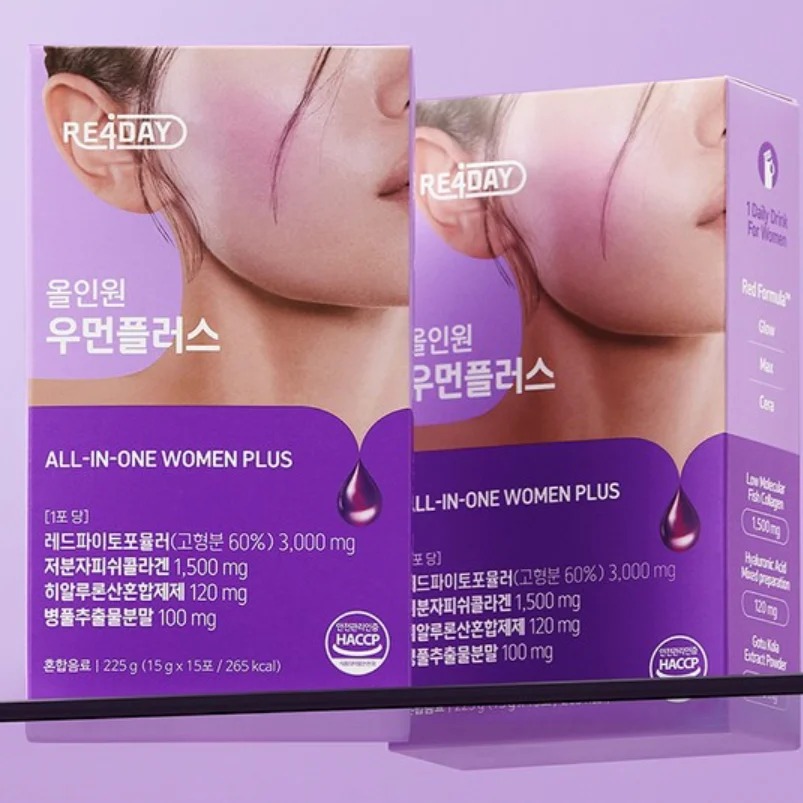 💜🇰🇷韓國 RE4DAY 全效口服 PDRN｜15g × 15 包