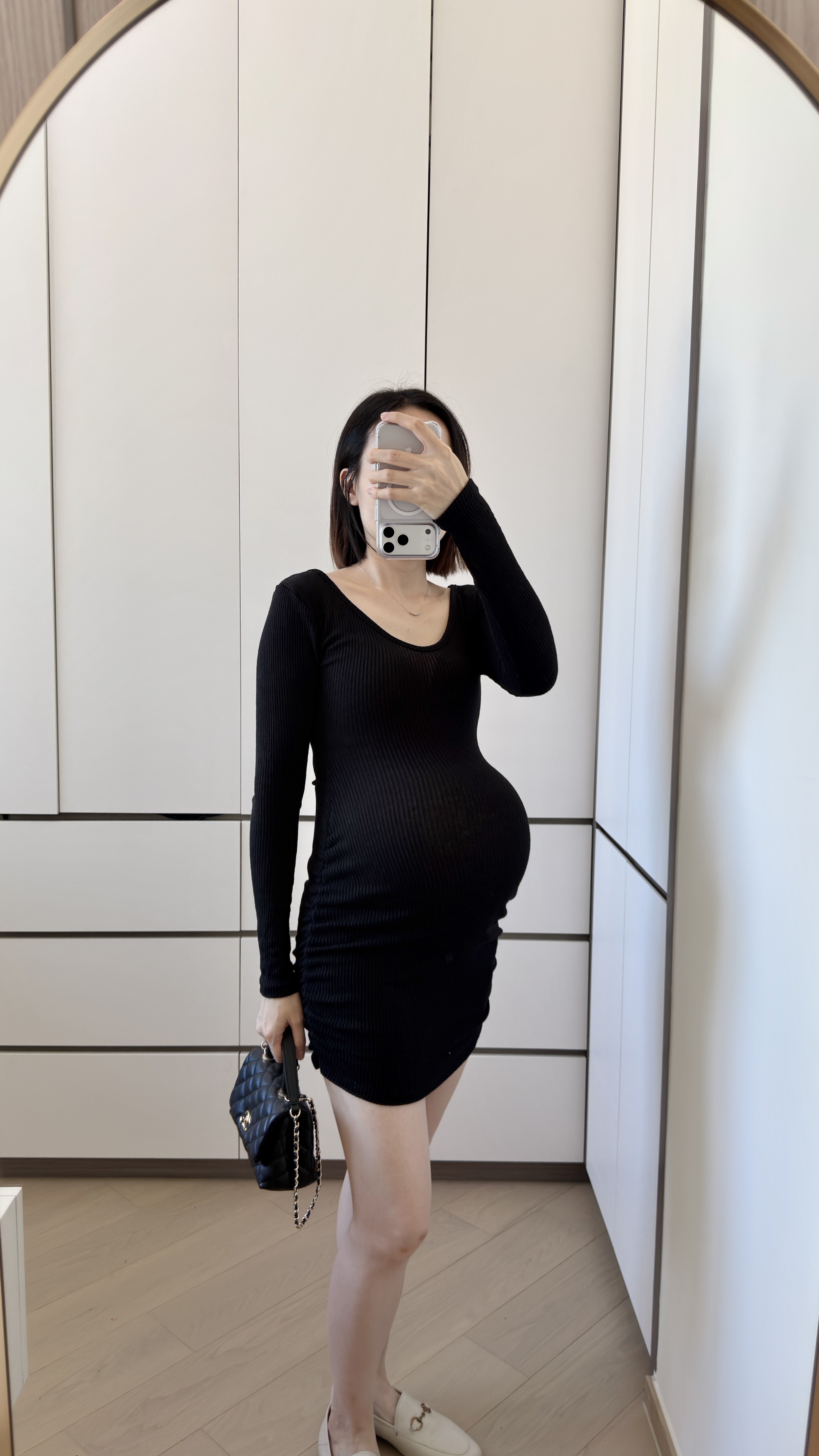 The Sculpted Ribbed Mini Dress