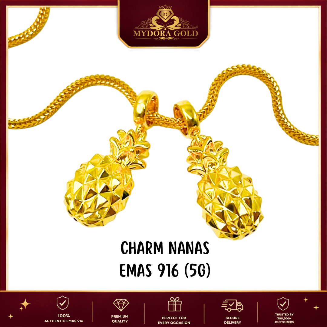 MYDORA Charm Nanas (5G) l EMAS 916/22K