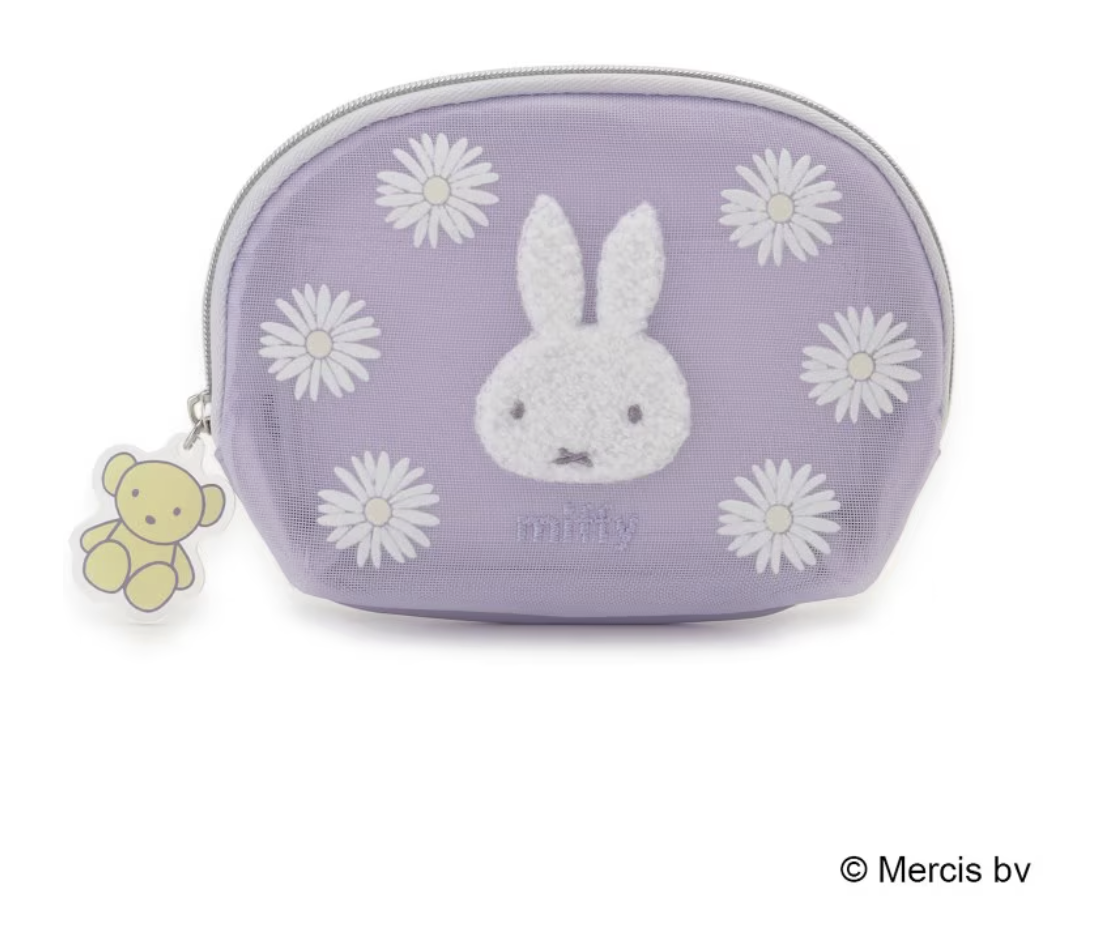 🐰Pre Order  - 💚💜 Miffy 開心果及薰衣草 2 隻色系列 💚💜 " 圓形 zipper 網袋仔 ( 📦 大約4月底 ～5月底到貨, 若遇到缺貨或其它因素貨期會延遲 ）