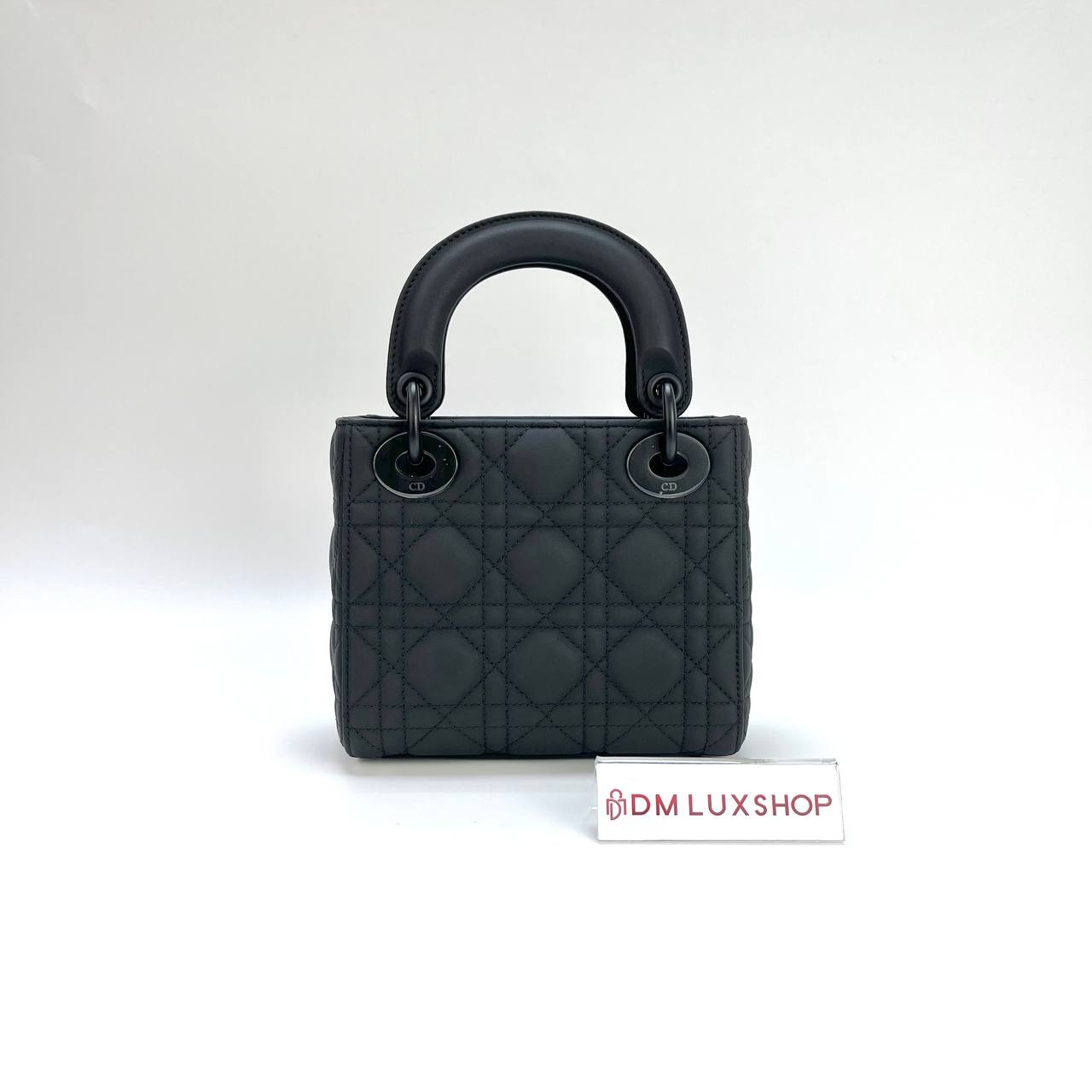 Dior Lady Dior Mini Ultramatte Black 