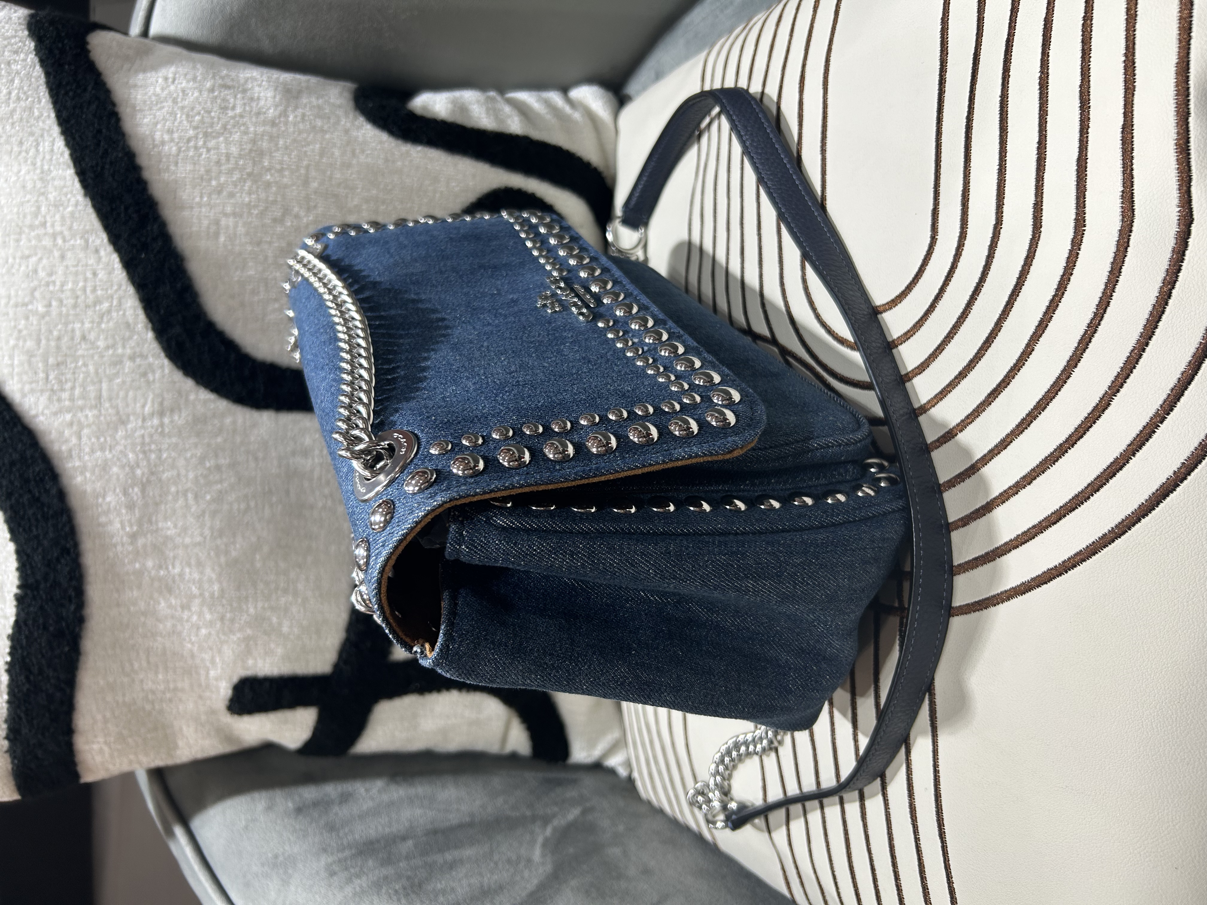 Coach Denim Crossbody Bag 100%Authentic, 98%New 