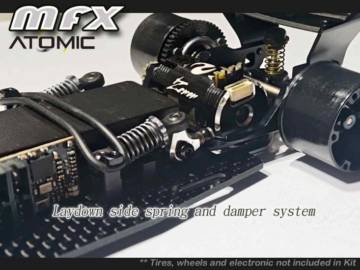 Pre-Order Atomic MFX 1:28 F1 competition chassis kit (w/ lexan body) MFX-KIT