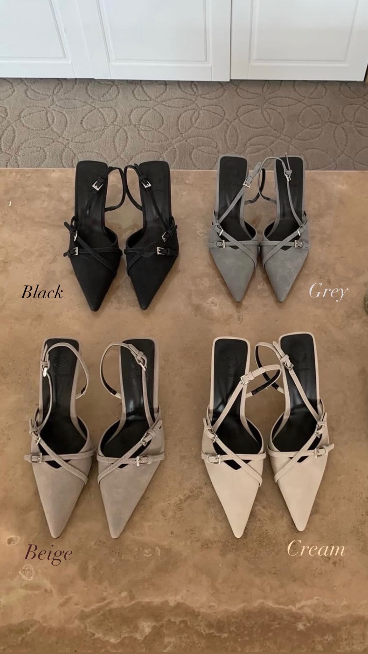 ❄️BELT STRAP SLINGBACK 