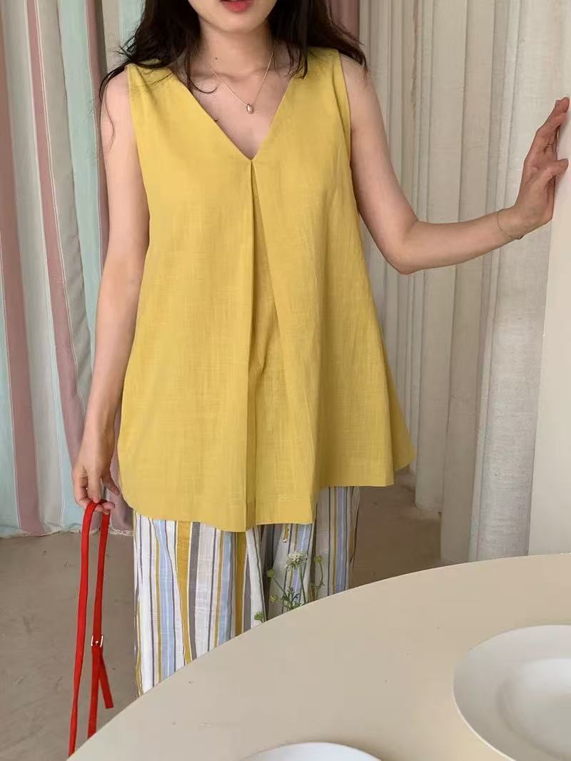 ST247简约风条纹套装