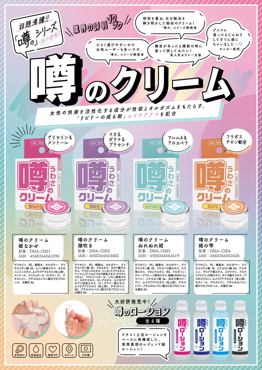 SSI Wild One｜噂之系列高潮GEL- 藍色（ぬれぬれ姫）｜ 絕對高潮｜潮吹｜潤滑凝膠