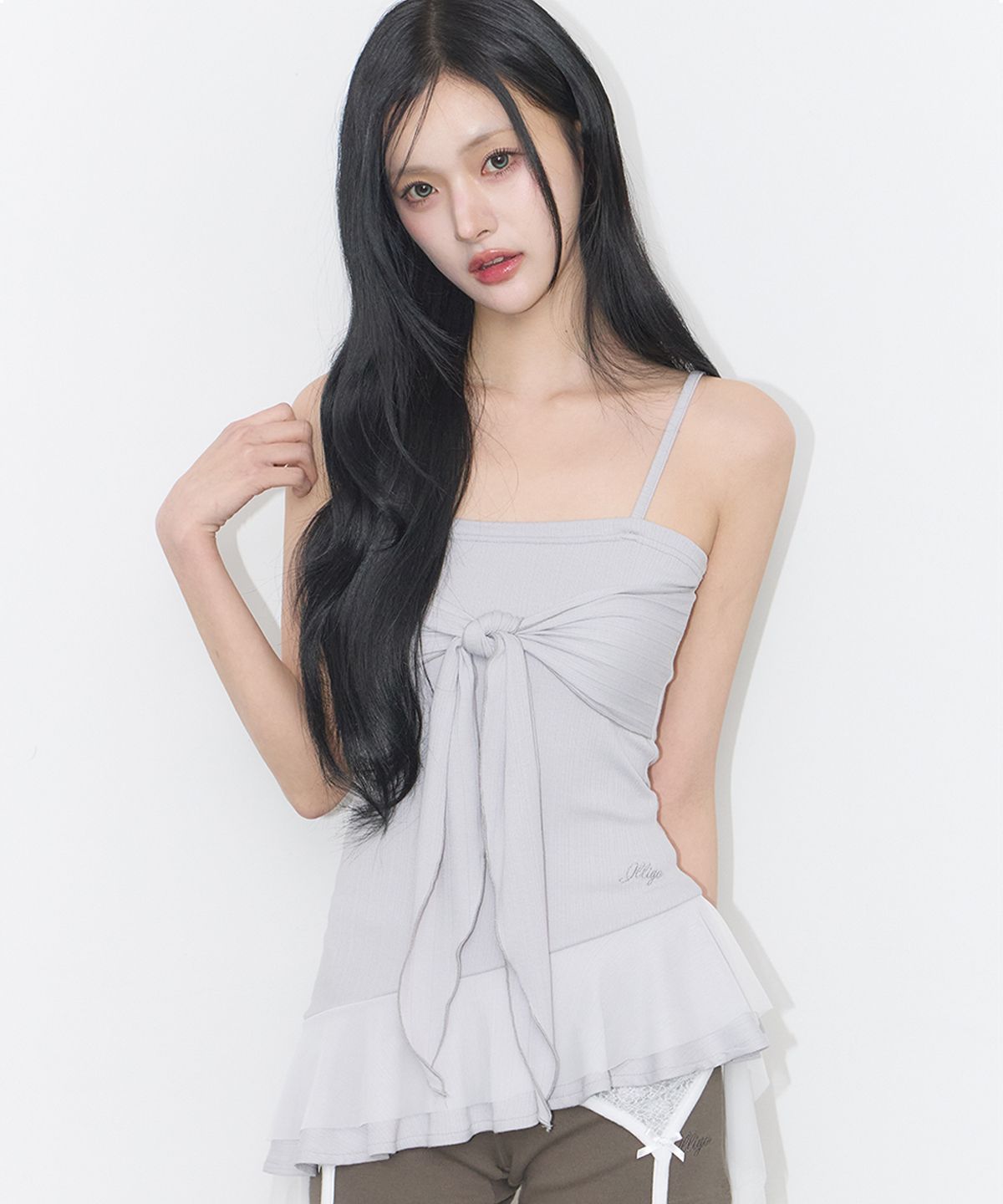 🇰🇷訂購｜ILLIGO 26SS｜Ribbon tie sleeveless 3色 