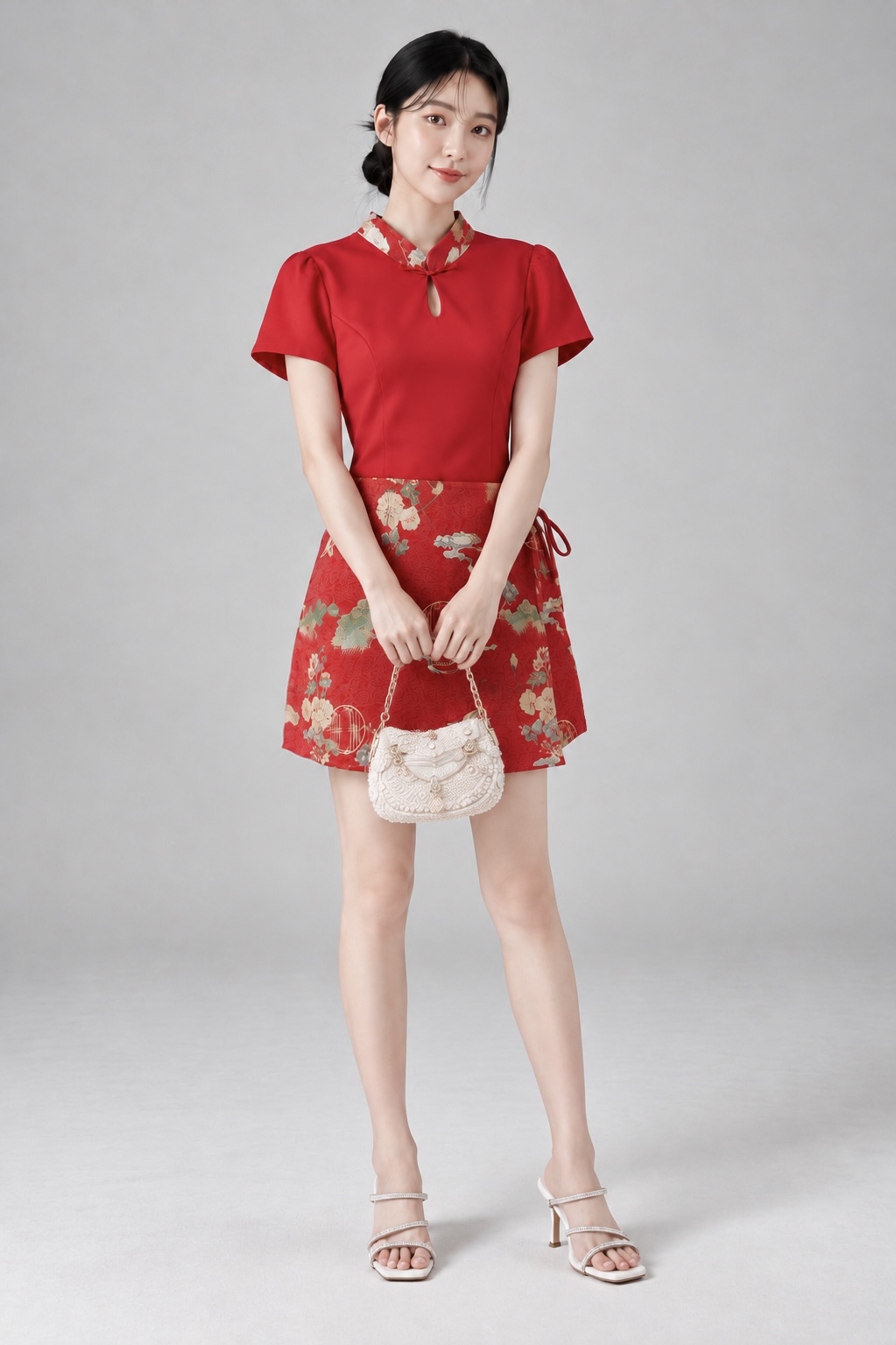 60202-1 Oriental Blossom Skort
