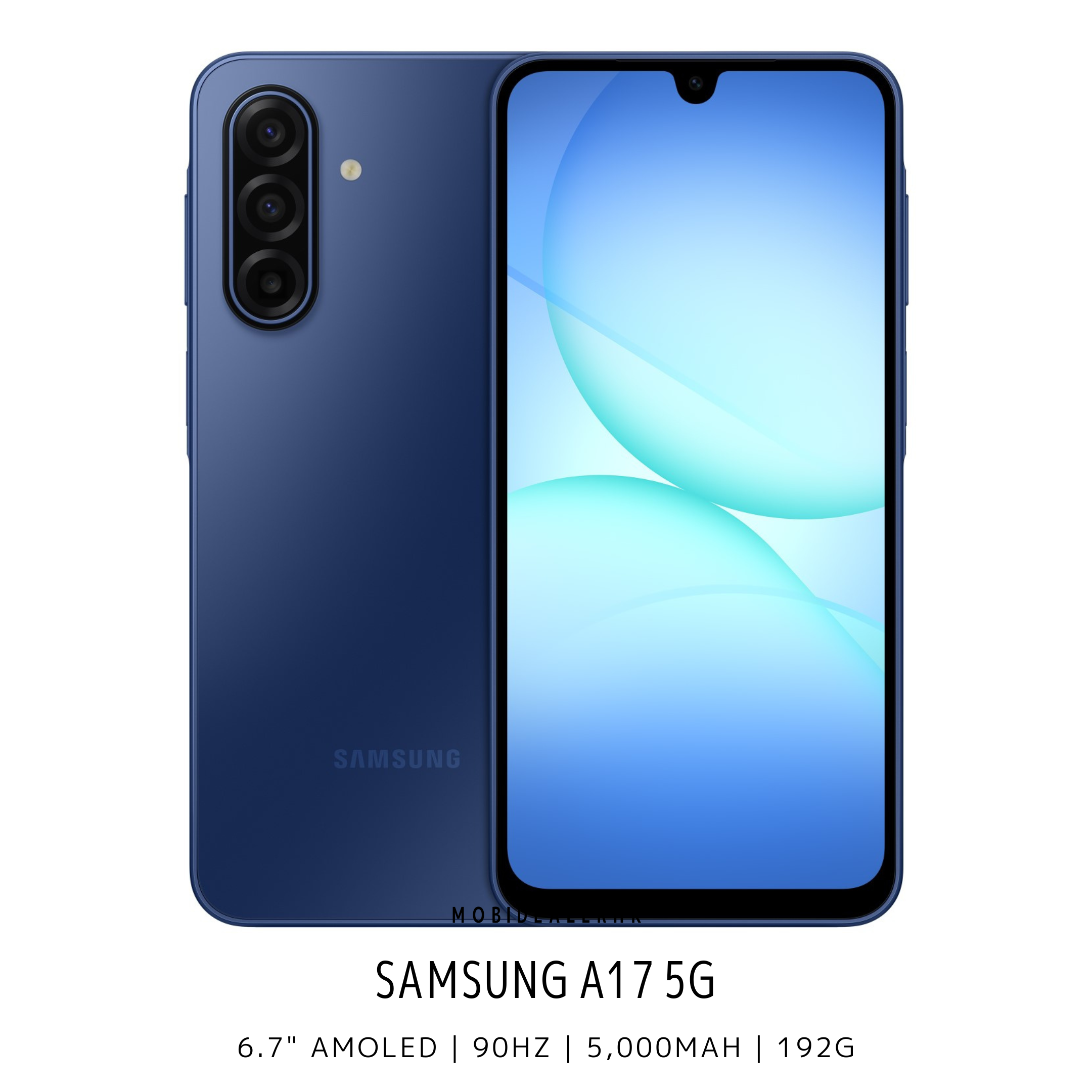 Samsung A17 | 三星 A17 | 5G | 智能手機 | 6.7 吋 90Hz Super AMOLED 大屏幕 | 5000 萬像素 OIS 防手震相機 | 5000mAh 大容量電池