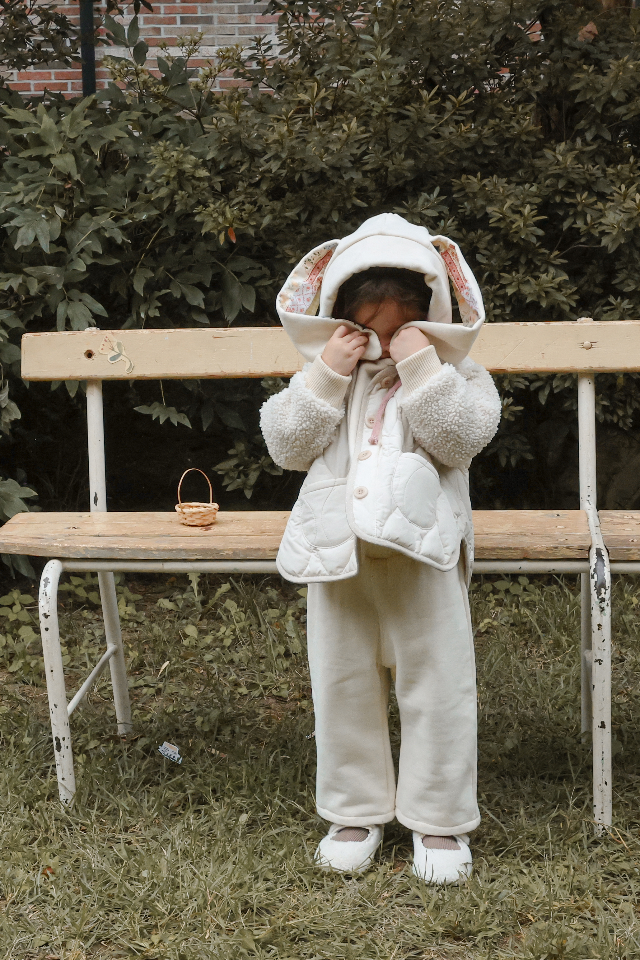 FLO | Noel quilted jumper Beige