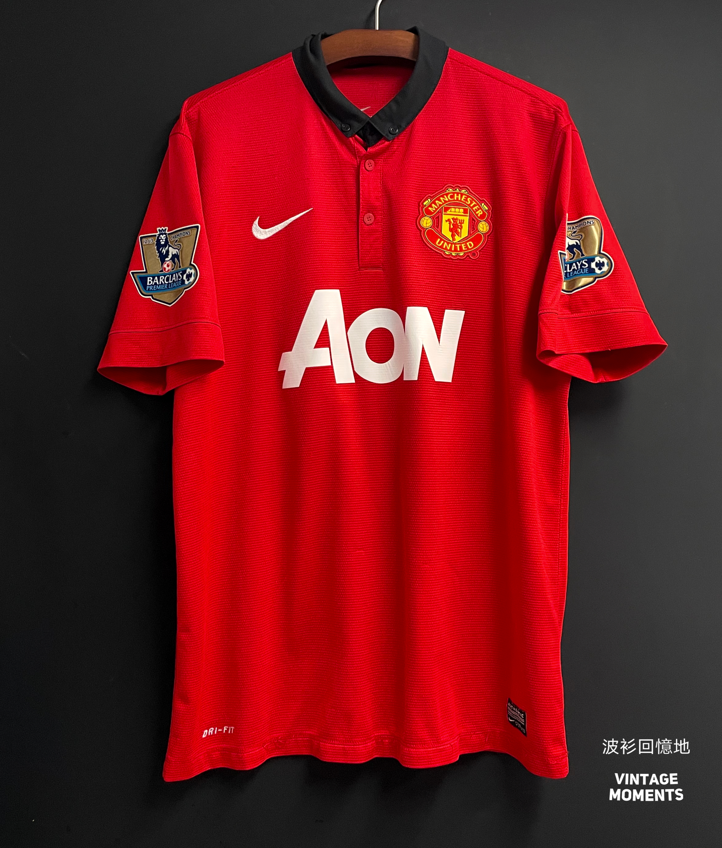 曼聯13/14主場 雲佩斯 MANCHESTER UNITED 2013-2014 HOME FOOTBALL SHIRT VAN PERSIE 