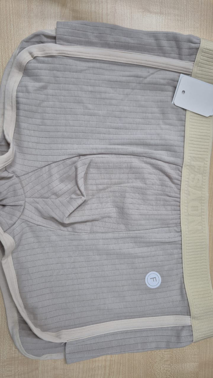 64951 Mens Boxer Cotton Underwear 137 Grey Size L 