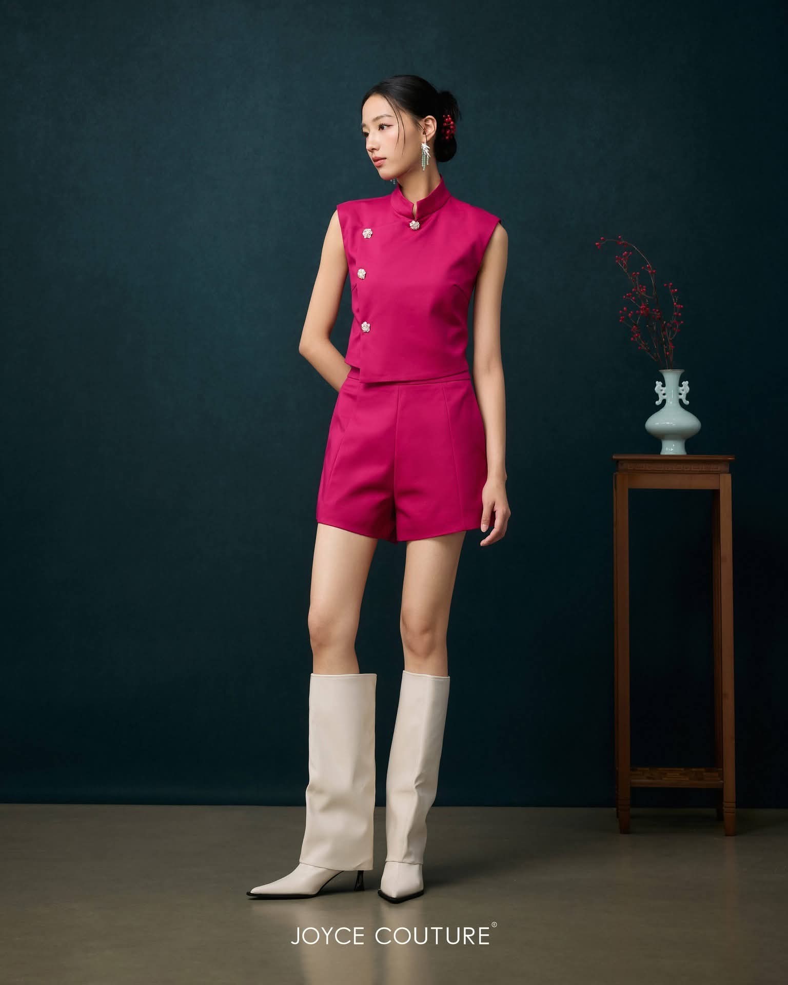 侧边口袋短裤 P0091