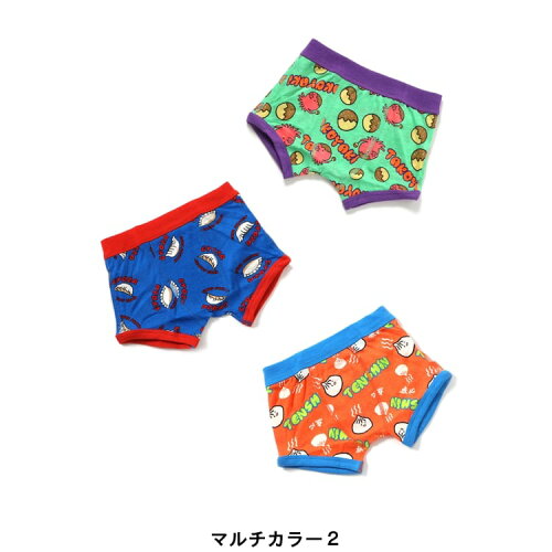 🆕【⭐訂購⭐】🇯🇵 日本直送 🌀男童印花平腳底褲套裝(一套3條)［2款選］🌀[ELIA-0197]