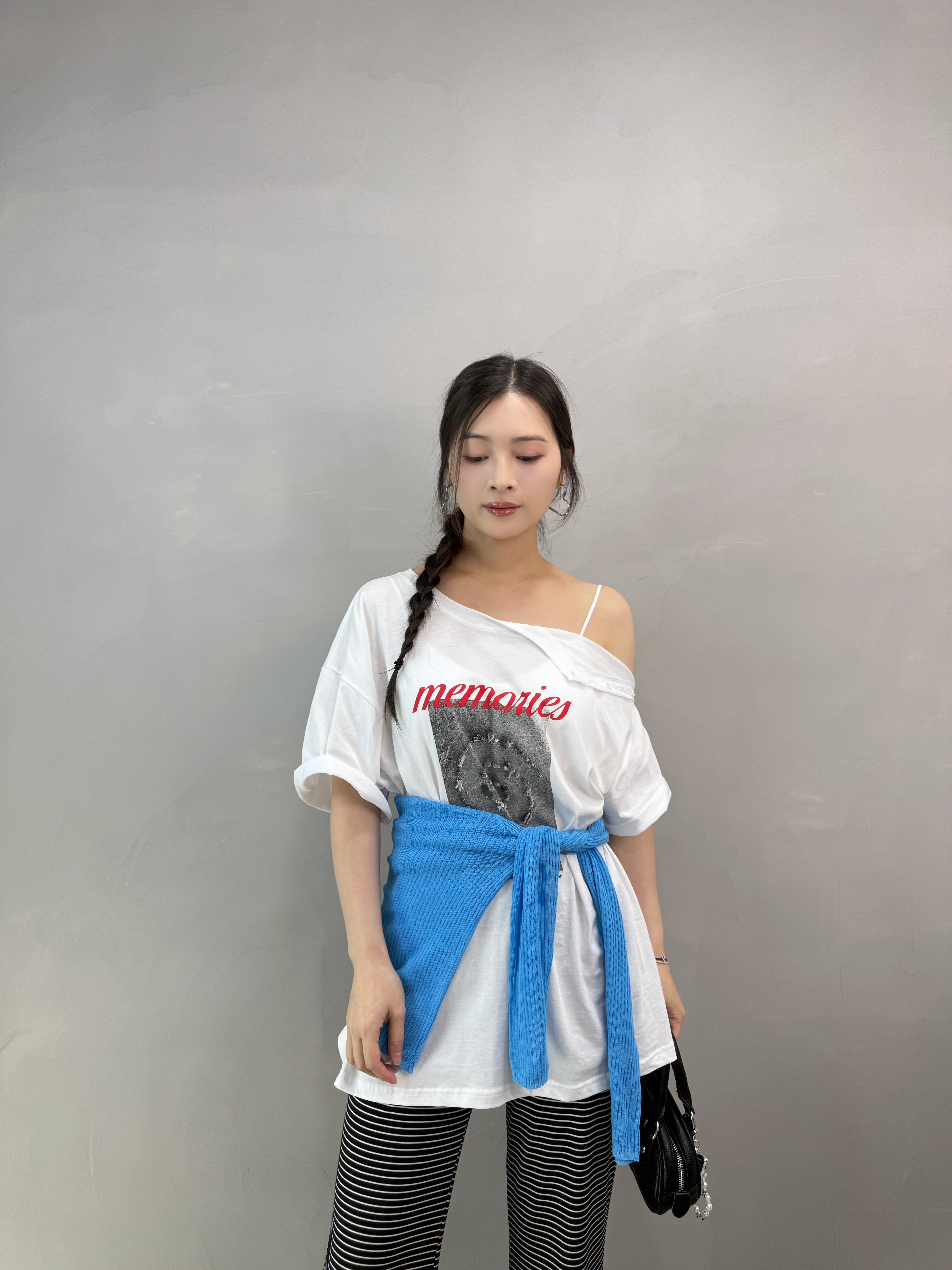 Z81 兩著扣鈕Print Tee