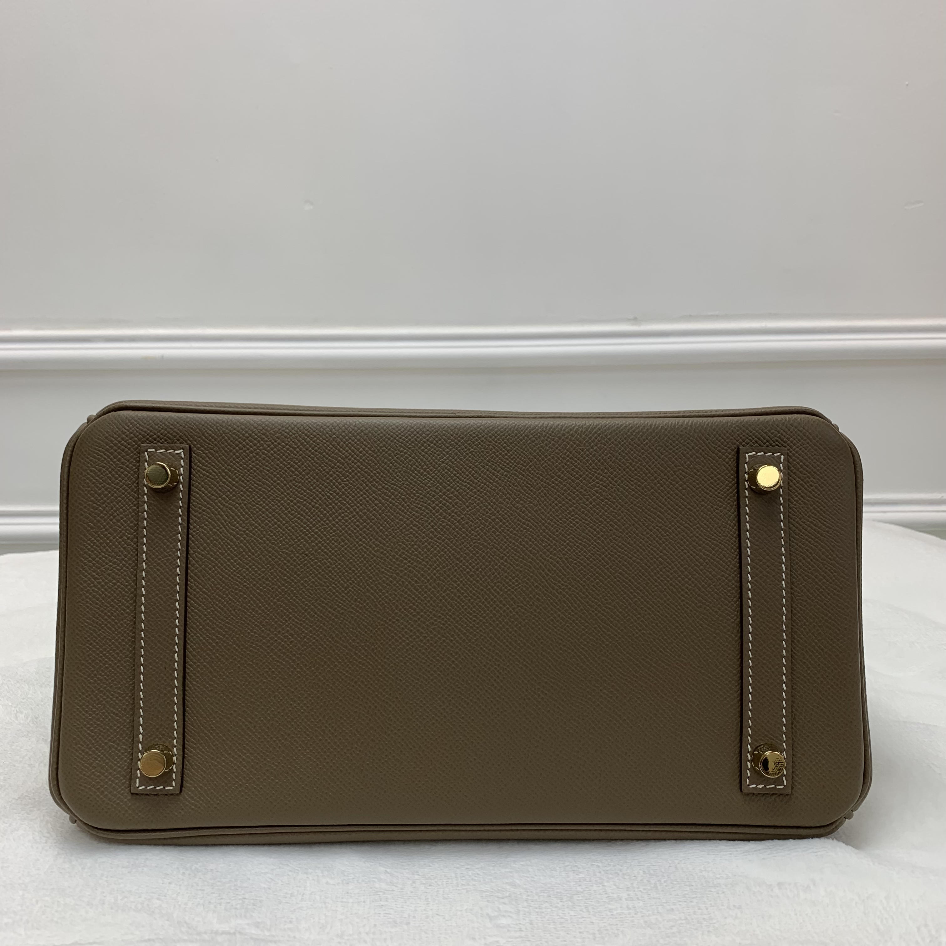 Full set Hermes Birkin30 大象灰金扣 Y刻印