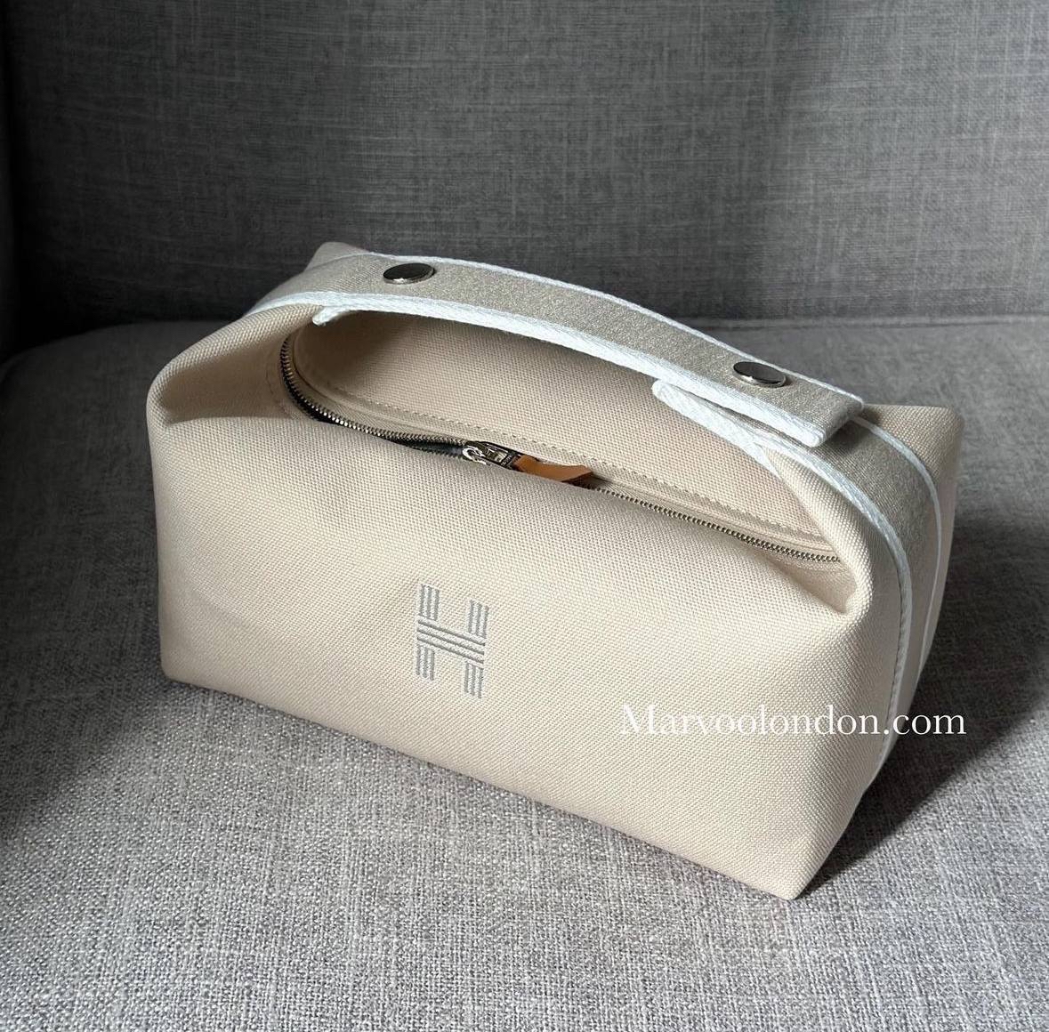 限時優惠‼️Hermes Bride A Brac 冰川白飯盒包  21x17x12cm   ✨呢款袋本身無橙色盒&塵袋🙏🏻🙏🏻