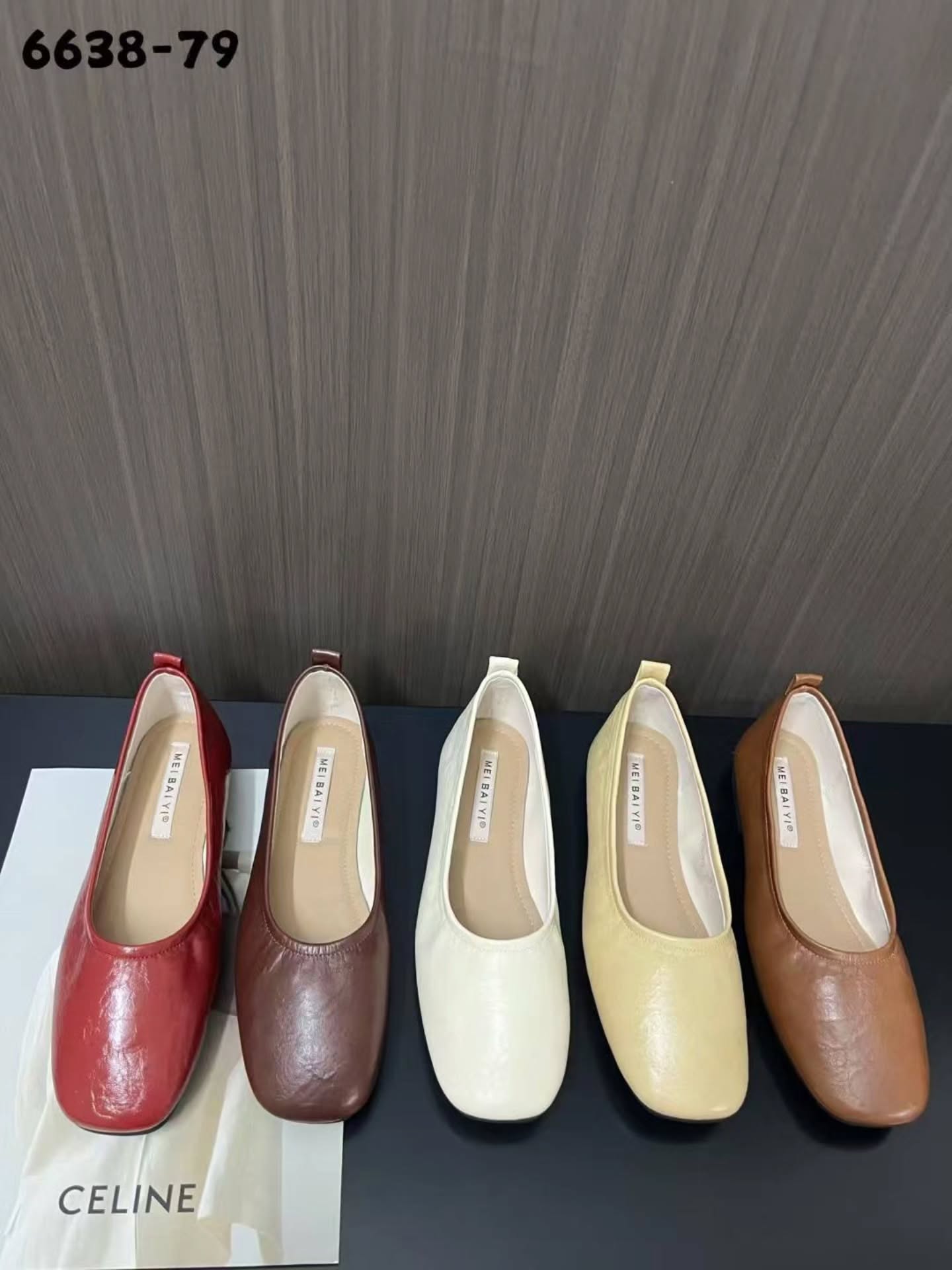 6638-79 极简软皮平底鞋 🇨🇳