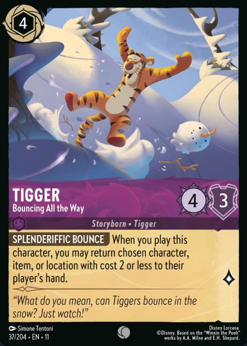 37/204 Tigger - Bouncing All the Way C