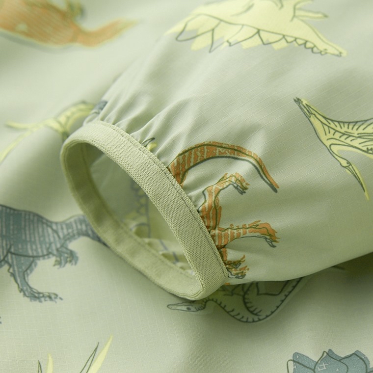 💚預訂 台灣直送💚兩色恐龍滿印抗UV輕型連帽風衣外套