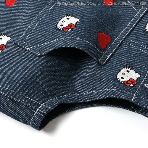 🆕【⭐訂購⭐】 🇯🇵日本直送🌀#Kitty 刺繡 扇形裙擺 吊帶裙🌀[ELBA-0200][260310]