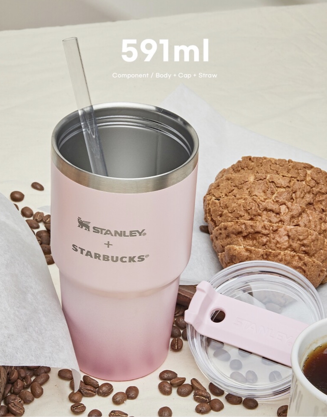 STANLEY X STARBUCKS 591ml TWOTONE PINK