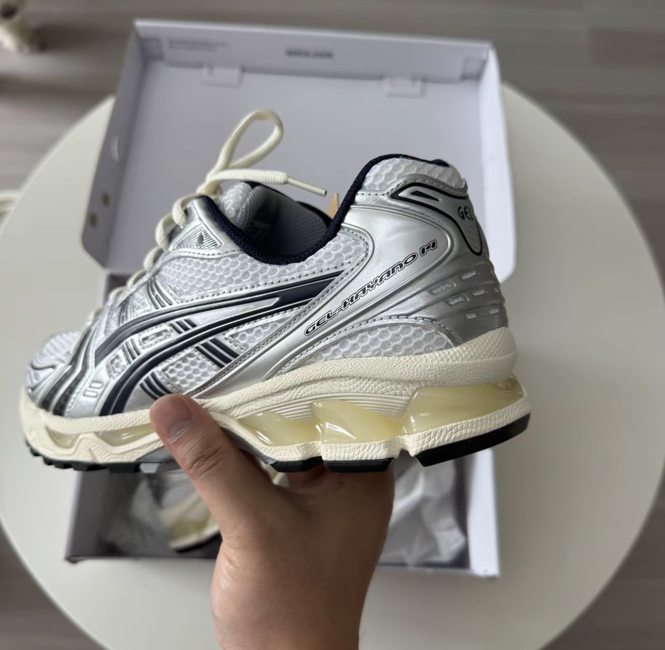 1203A961-100 JJJJound x Asics Gel-Kayano 14  White Black 1203A961-100
