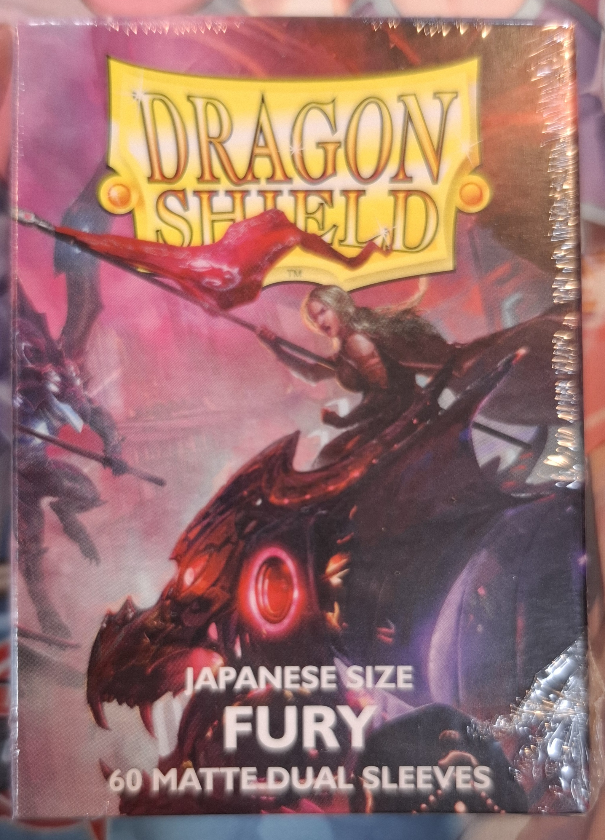 龍盾日版尺寸 Fury Matte 雙層卡套（60 張）