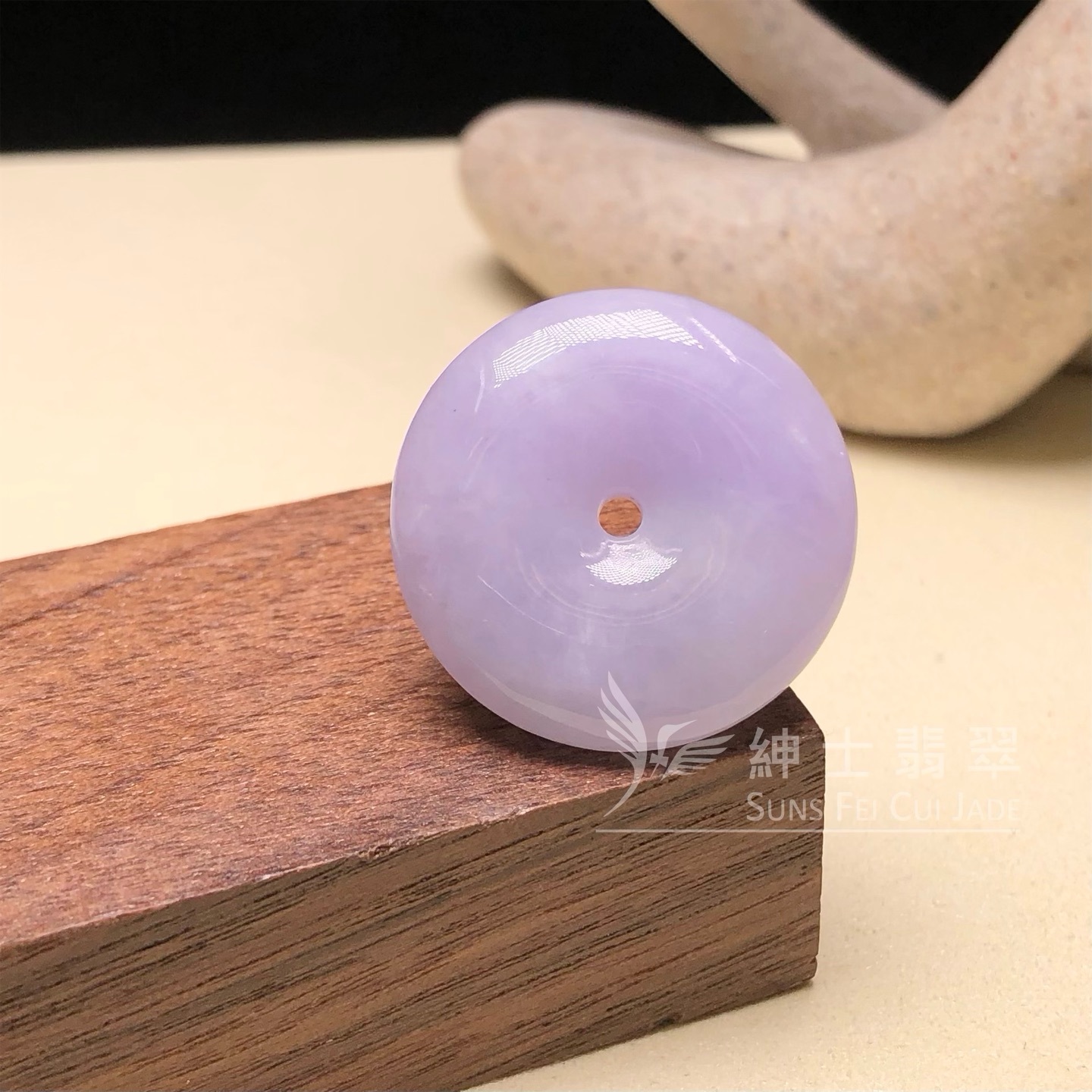 紫羅蘭平安扣 B08046