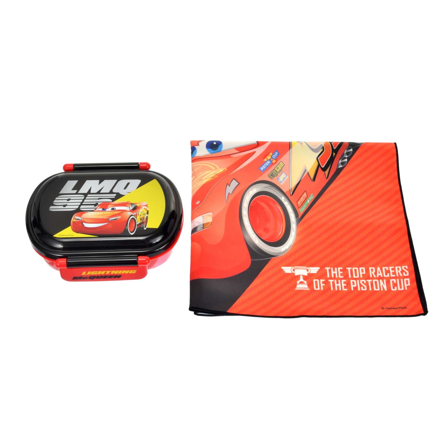 🎀【預訂】Disney Back to School Lightning McQueen & Friends 飯盒 & 餐布