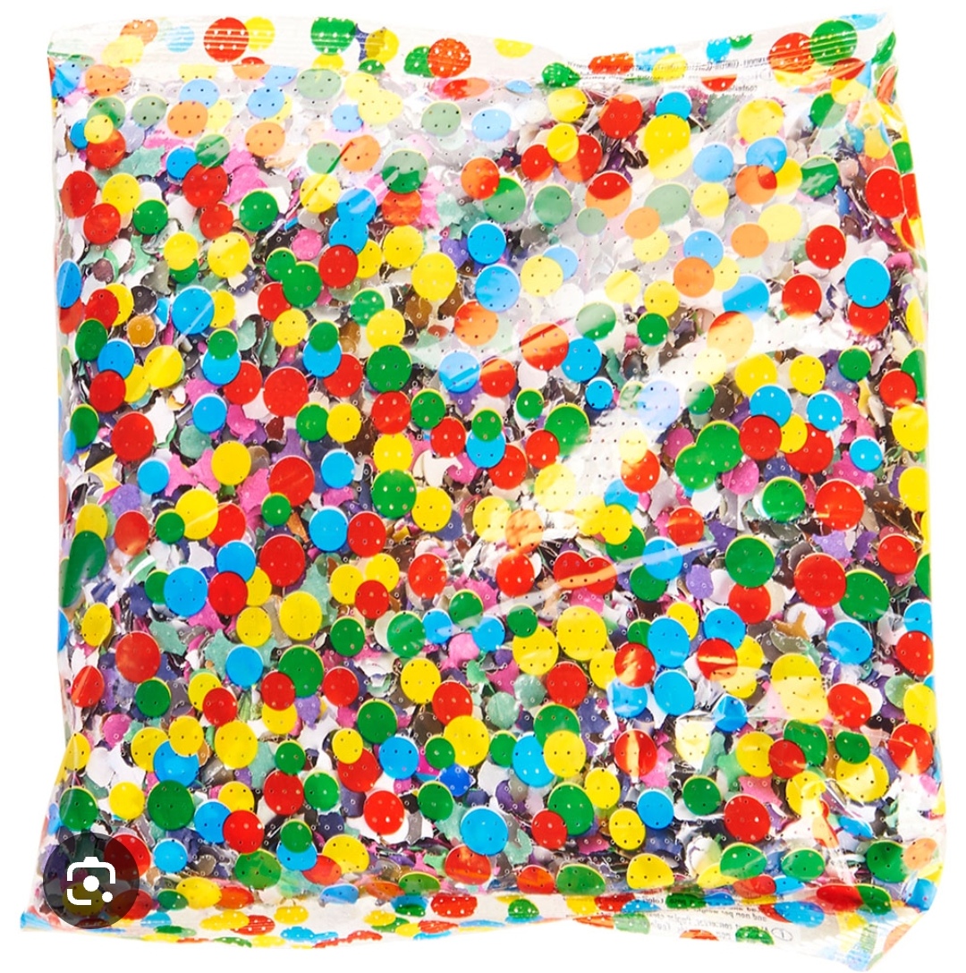 五彩纸屑  100g  22×19cm