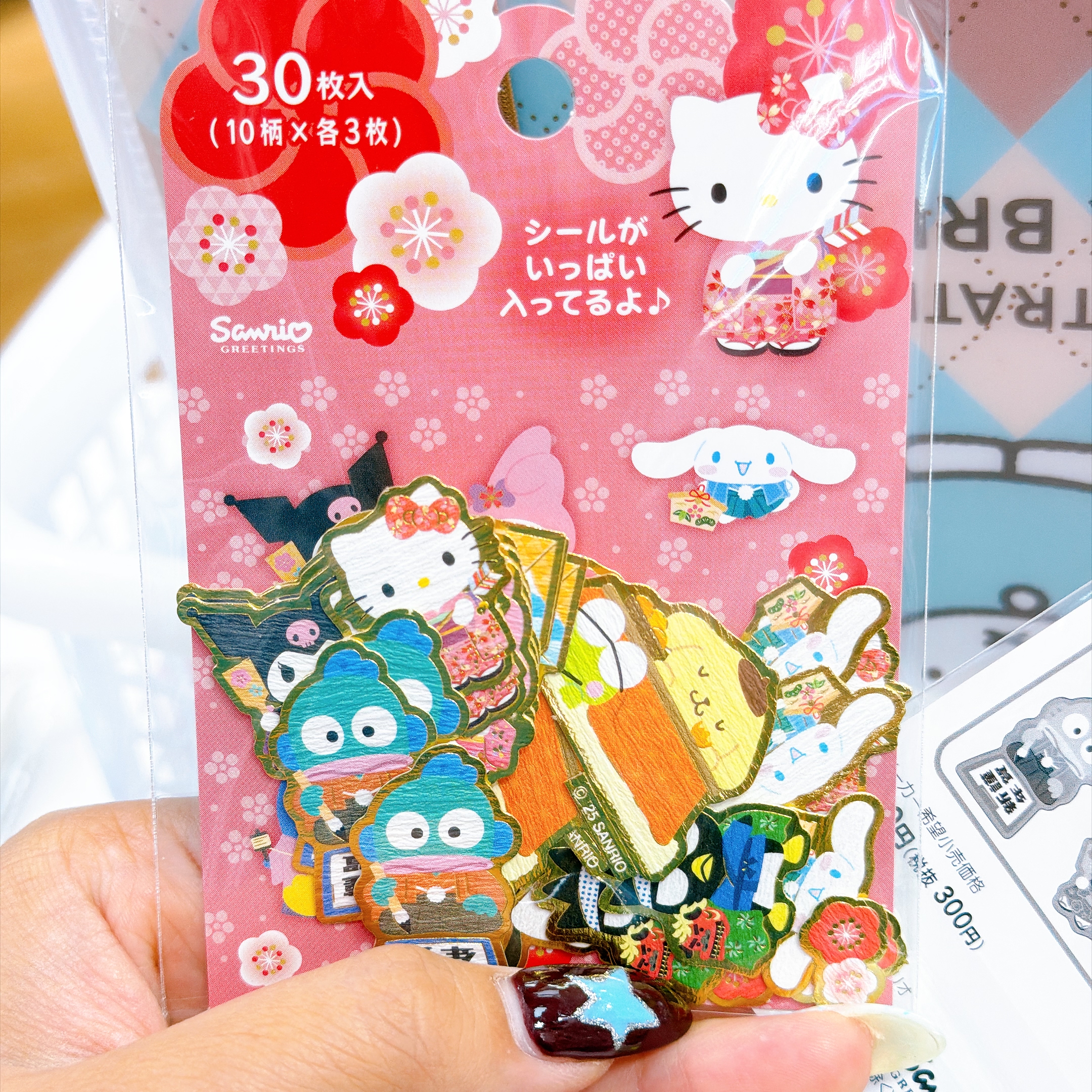 日本直送Sanrio 和紙貼紙