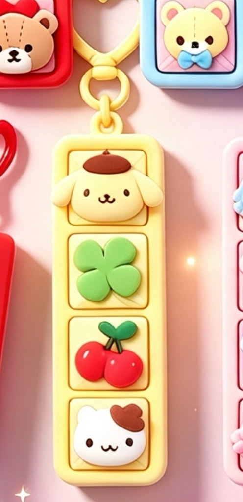 [4月尾到貨]新款 Sanrio 鍵盤按鍵匙扣