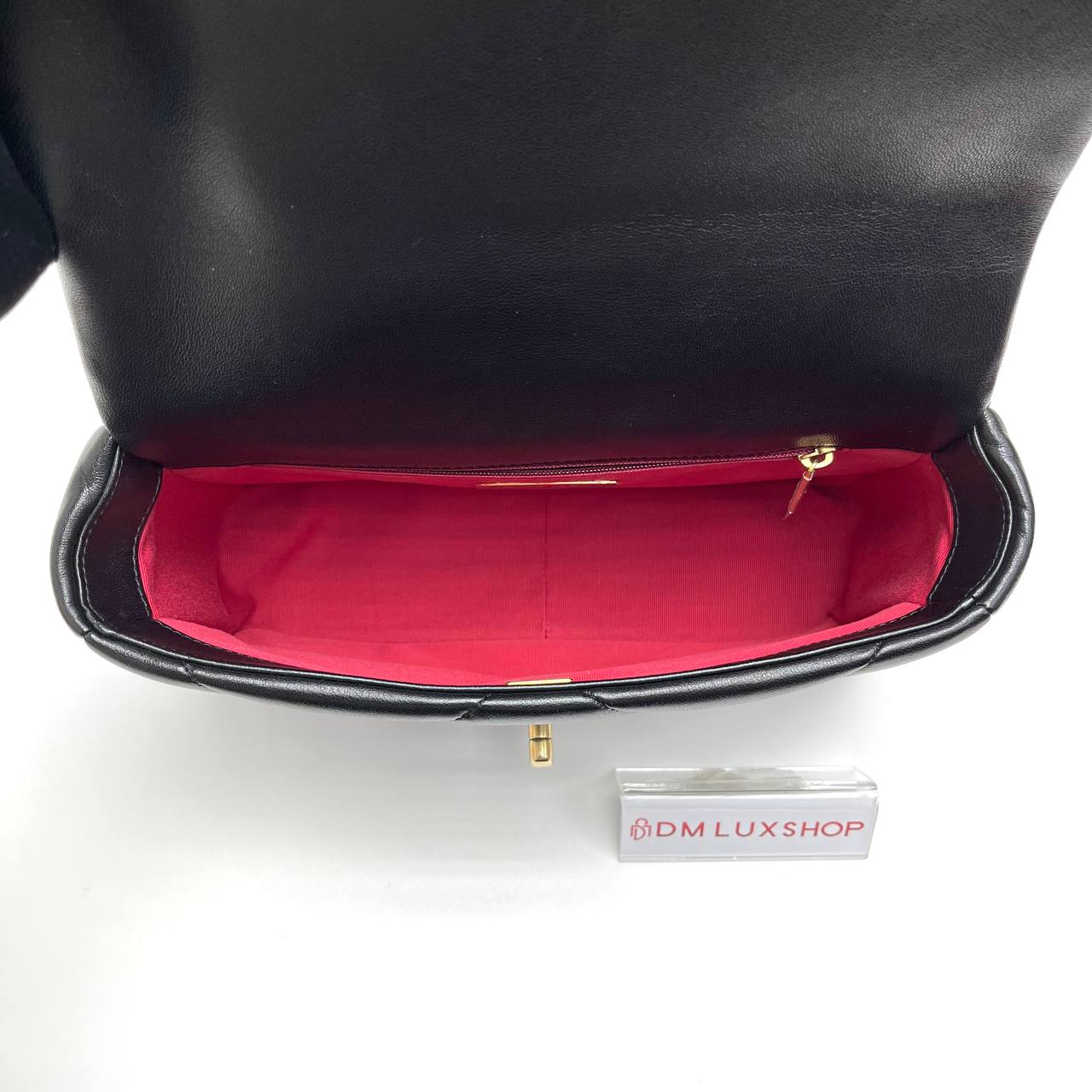 Chanel 19 Bag Small Black GHW (Microchip)