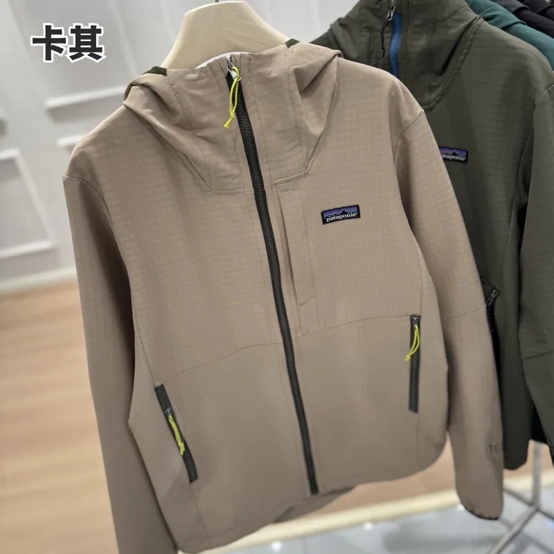 Patagonia 連帽抓絨華夫格外套