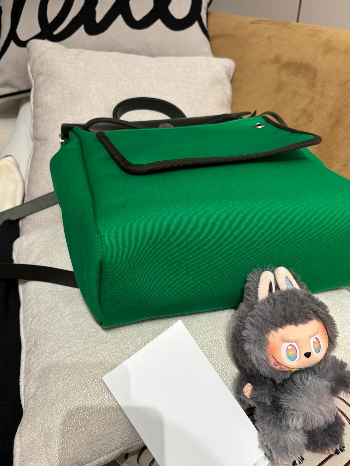 Hermes Herbag backpack Stamp Y 1K Bamboo 100%Authentic, 99%New ✅香港專門店收據✅Dust bag ✅Box