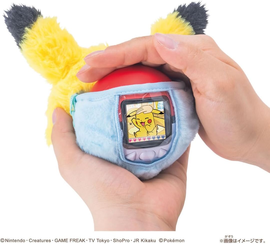 [現貨] Takara Tomy 寶可夢好朋友 精靈球電子機比卡超收納包套裝