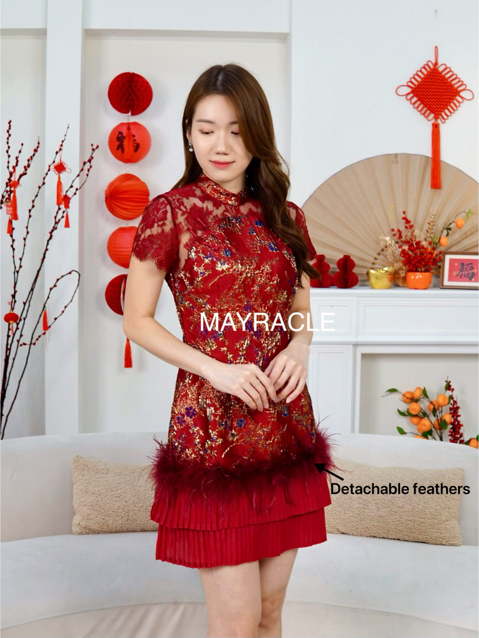[PRE-ORDER] CNY 2027 Ji (吉) Cheongsam A