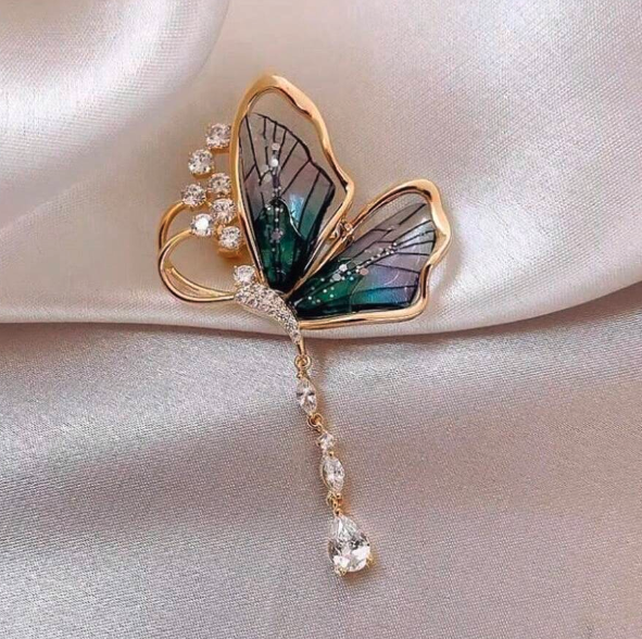 Twilight Wings Butterfly Brooch