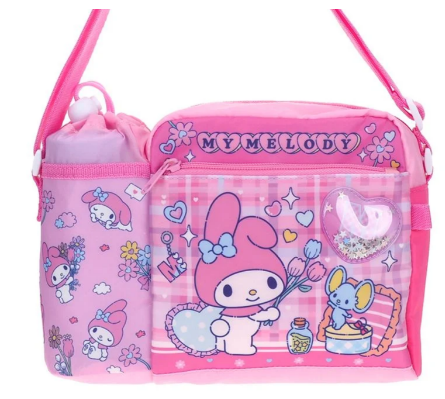 My Melody 小童斜揹袋連水樽格