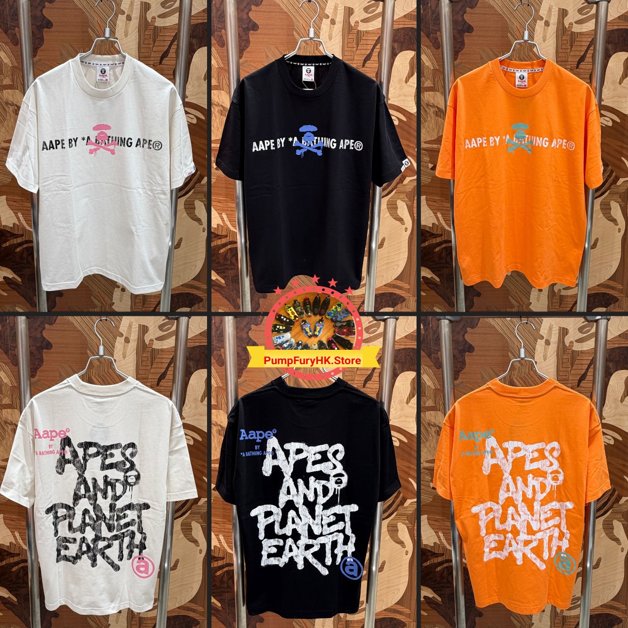 AAPE Relaxed fit Logo tee (1840) 寬鬆版