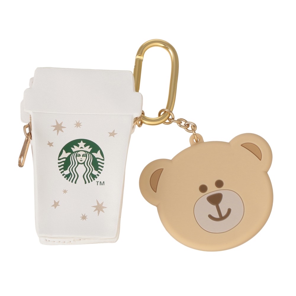 🎀【預訂】 Starbucks JP Colors of Holiday 杯形收納包，附 鑰匙圈和鏡子