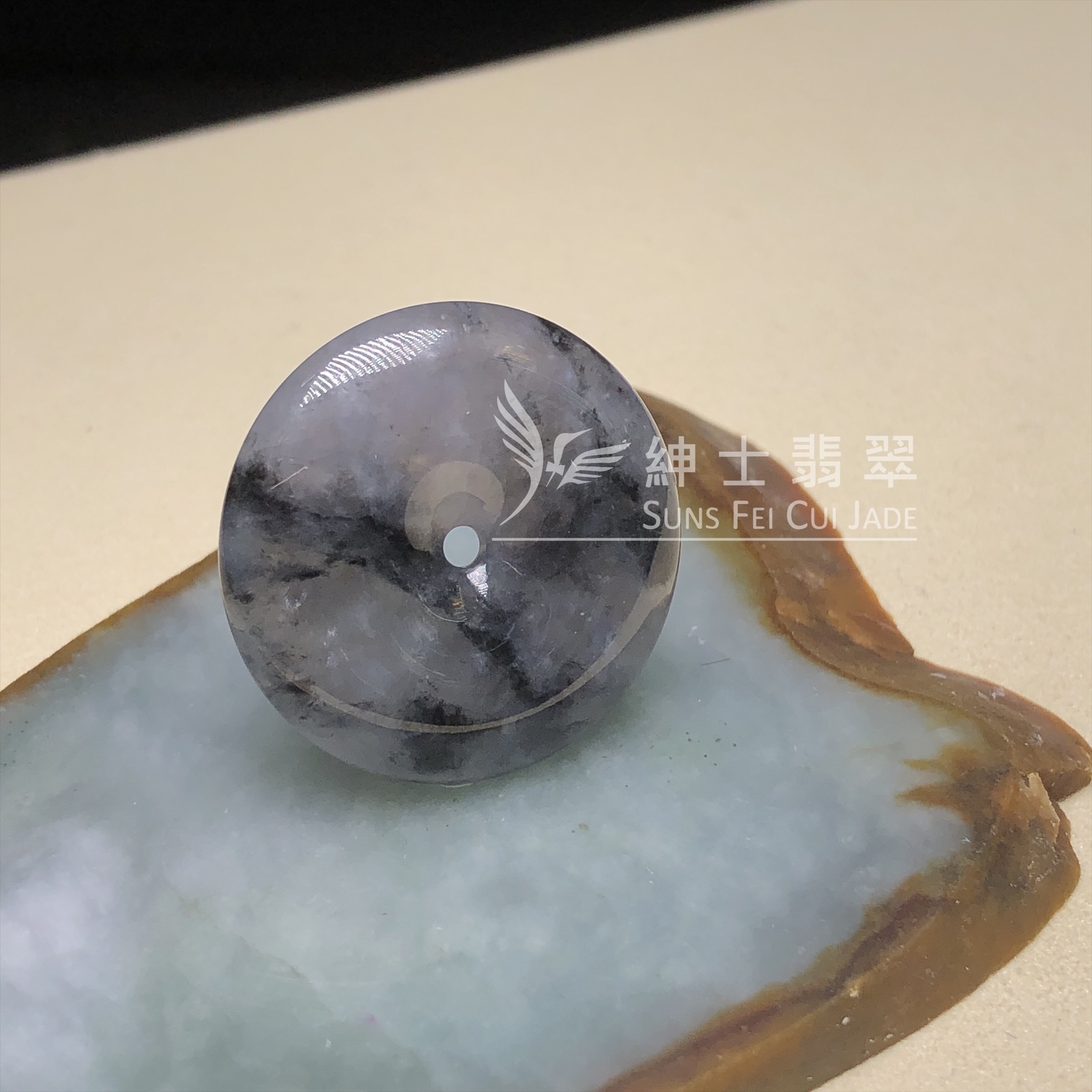 山水烏雞平安扣  B08287