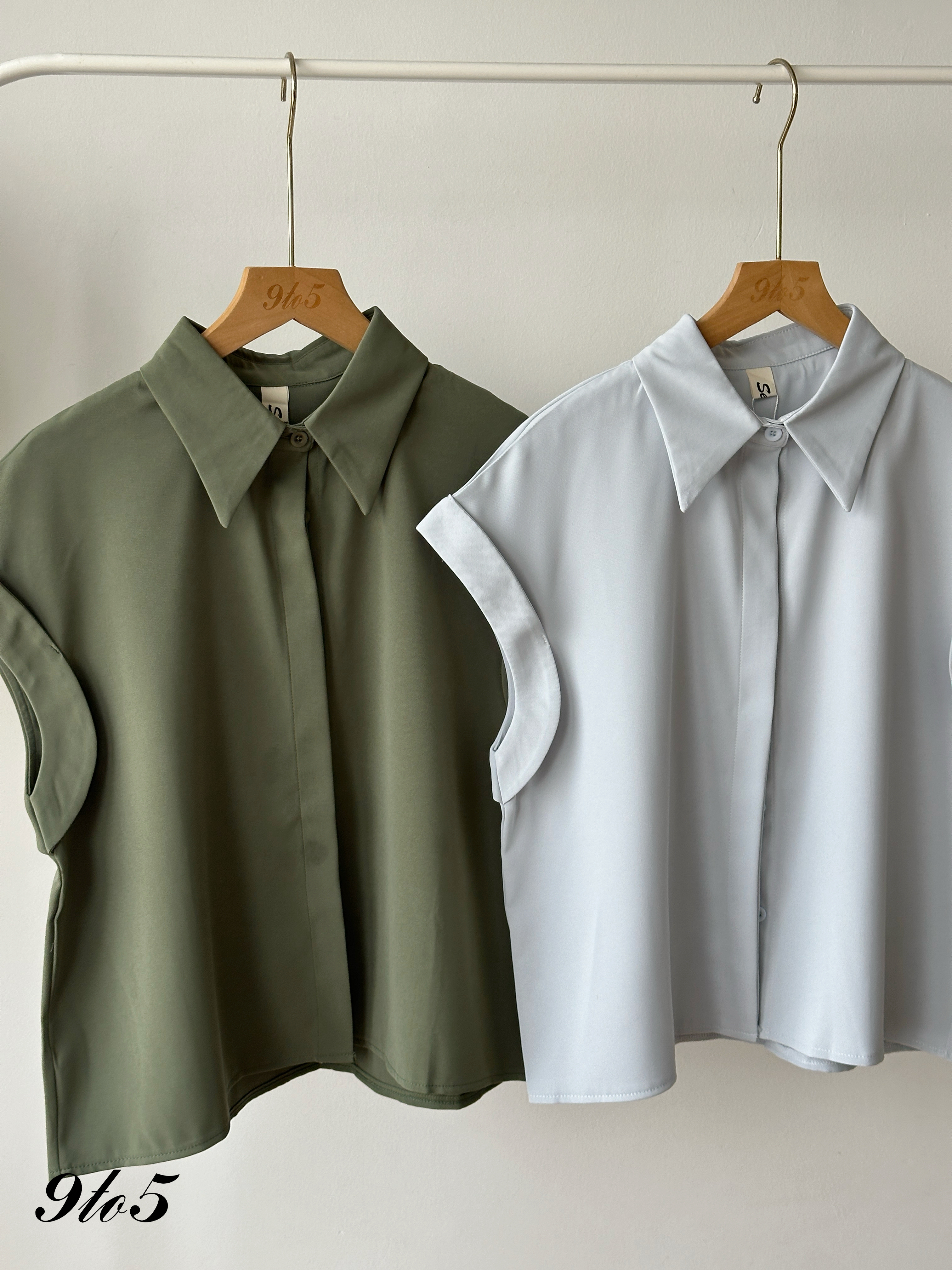 T4396 Cape Sleeve Shirt - 5 Colors 