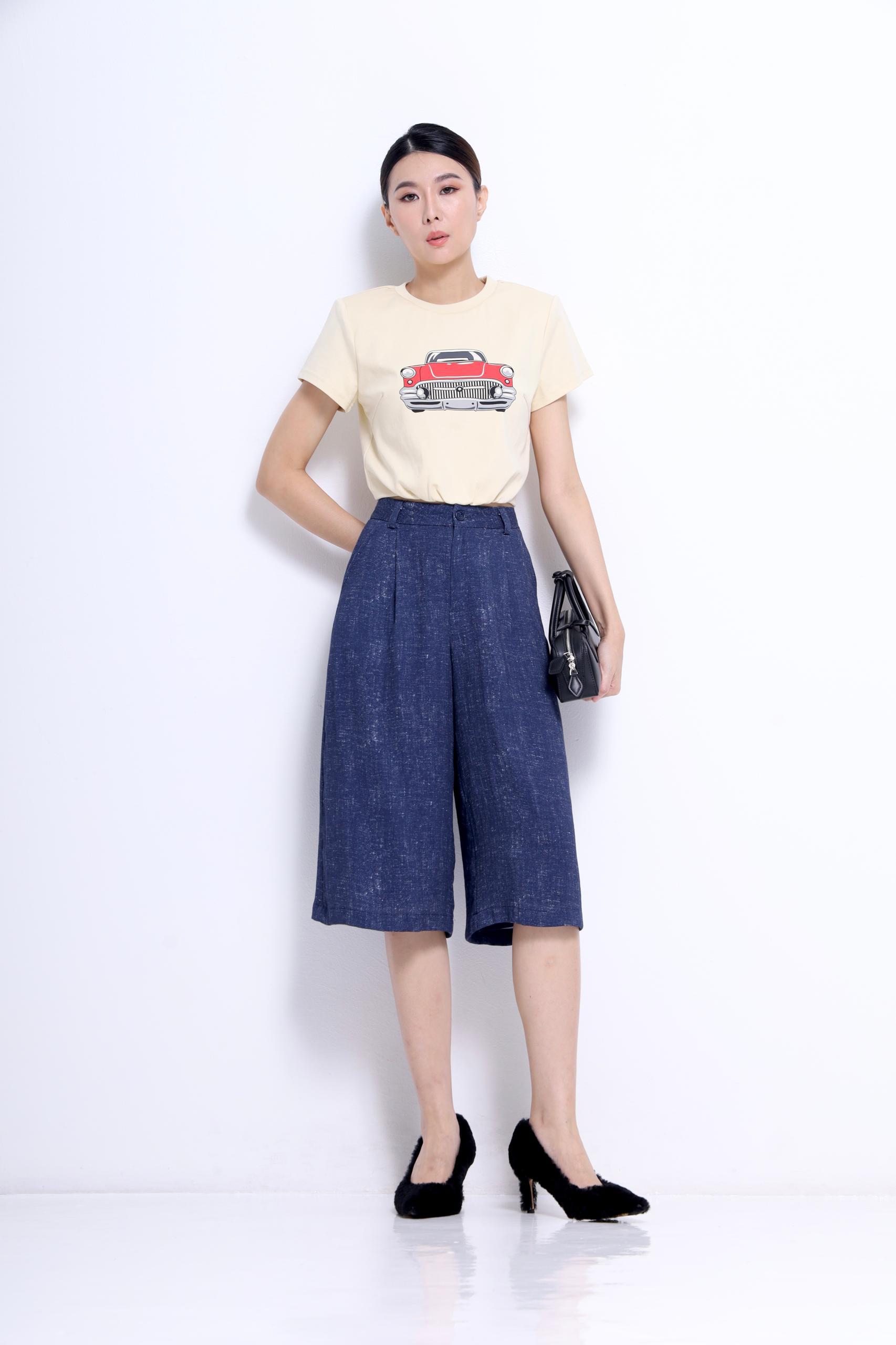 独家设计宽脚裤  1601