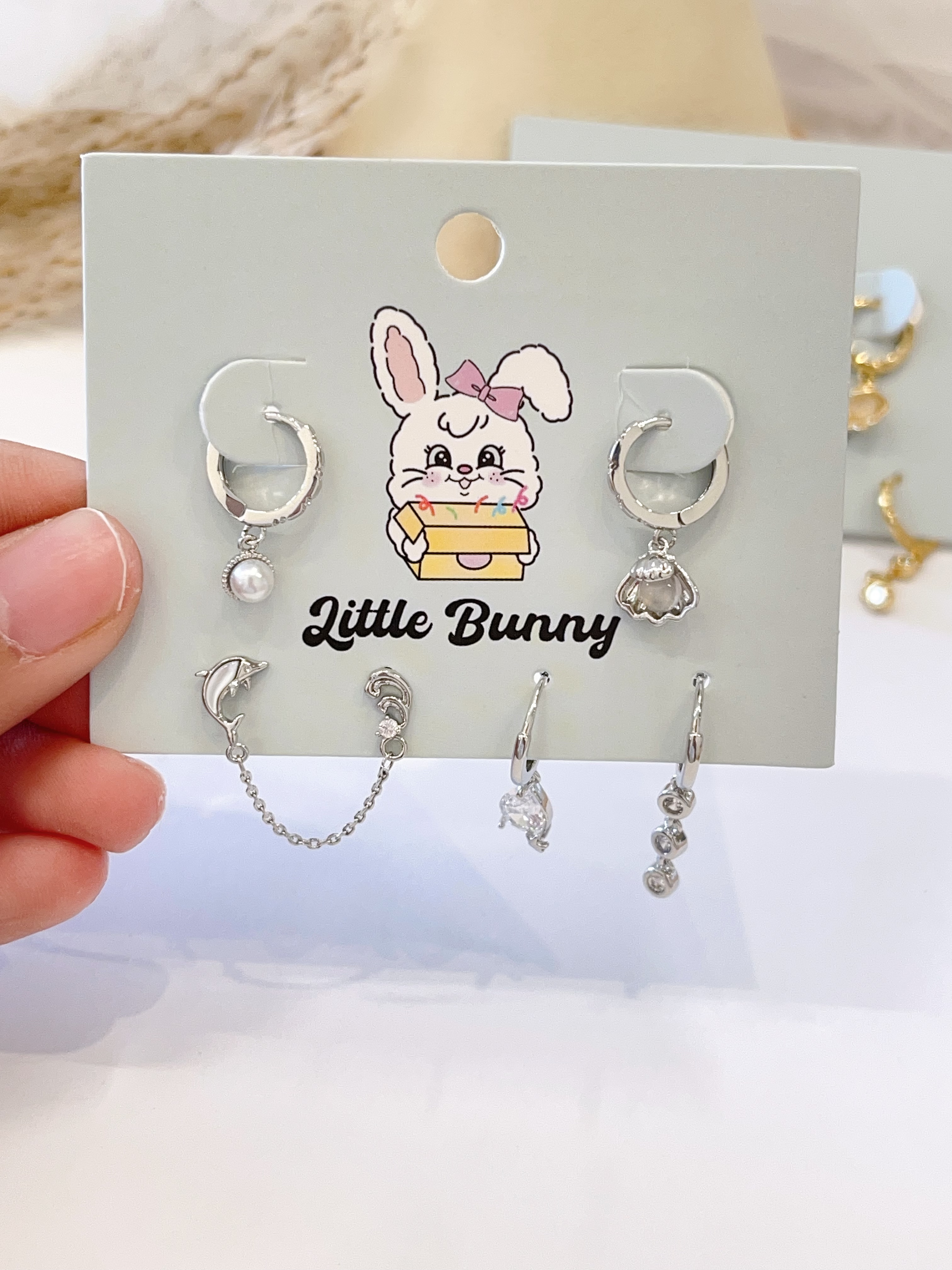 海洋系主题耳环套装